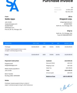 official-purchase-invoice-form-template