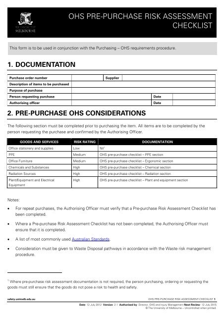 ohs-risk-assessment-form-template