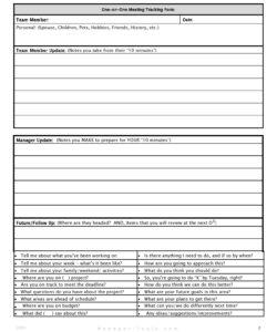 one-on-one-form-template