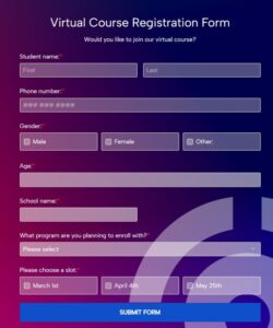 online-course-registration-form-template
