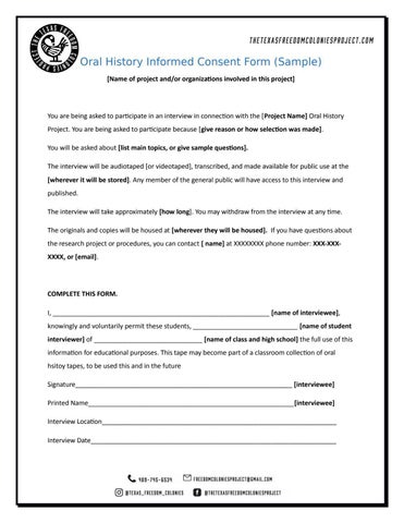 oral-history-consent-form-template