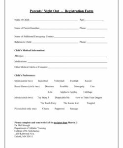 parents-night-out-registration-form-template
