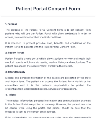 patient-portal-consent-form-template