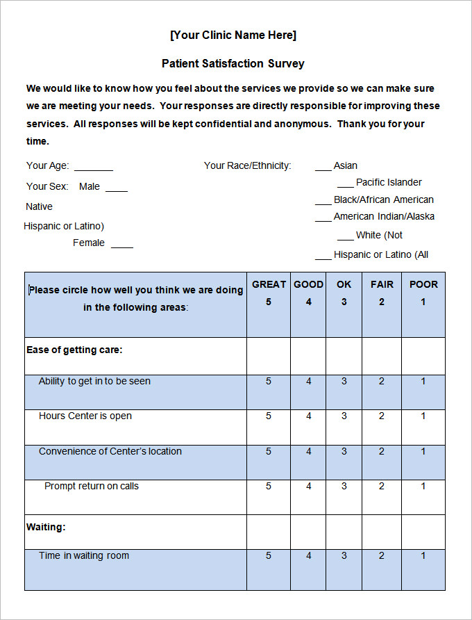 patient-satisfaction-feedback-form-template