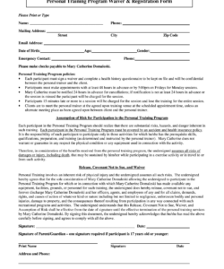 personal-trainer-job-application-form-template
