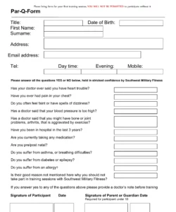 personal-trainer-par-q-form-template