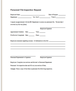 personnel-file-request-form-template