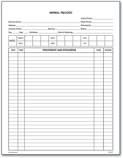 pet-health-record-form-template
