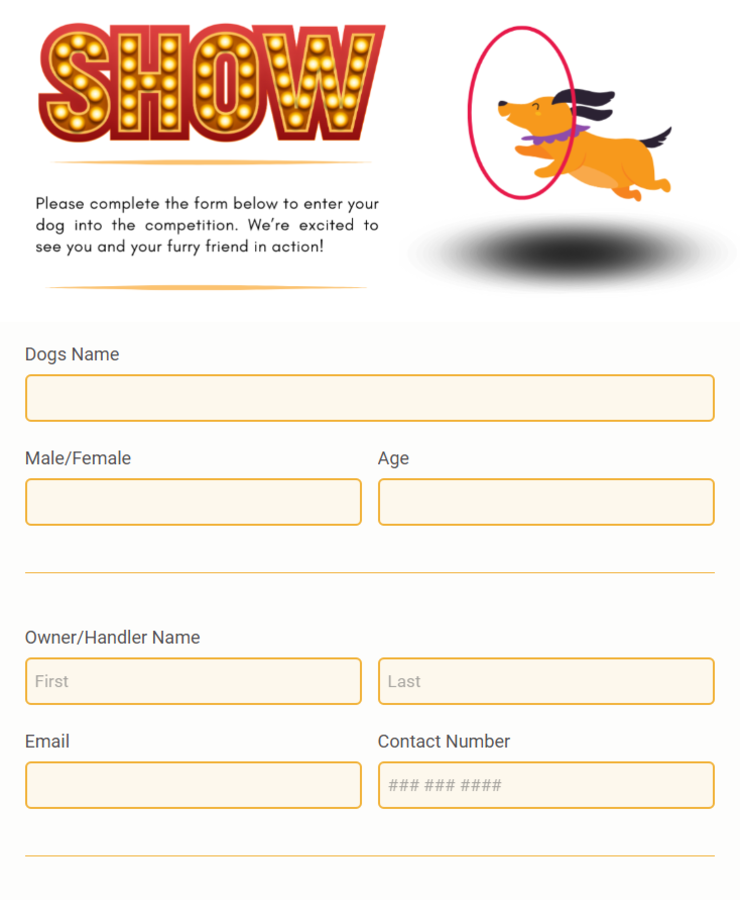 pet-show-registration-form-template
