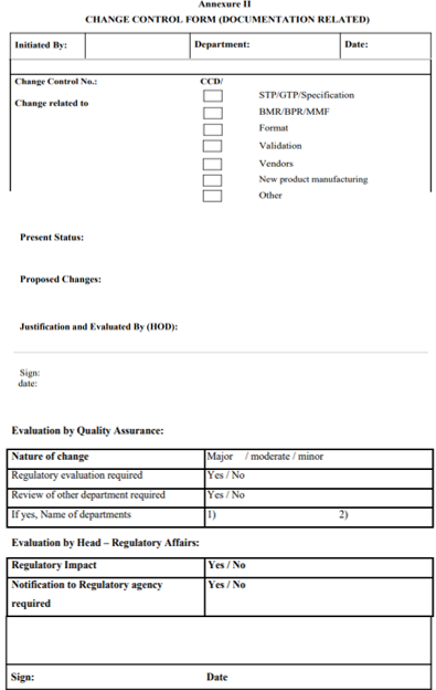 pharmaceutical-change-control-form-template
