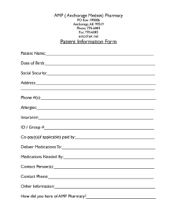 pharmacy-patient-information-form-template