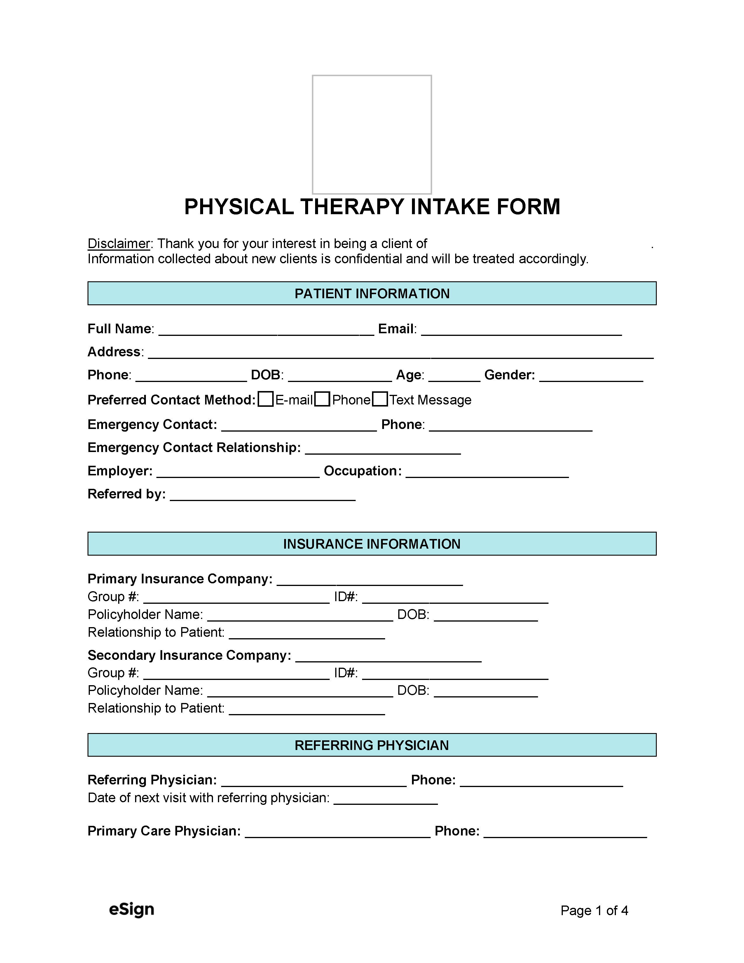 physical-therapy-intake-form-template