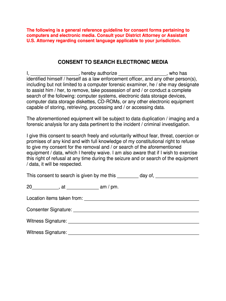 police-consent-to-search-form-template