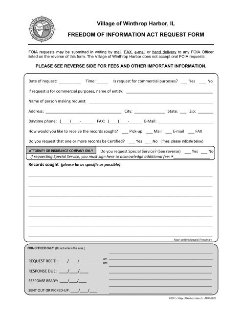 police-foia-request-form-template
