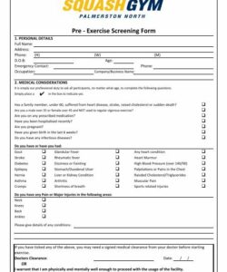 pre-exercise-screening-form-template