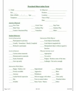 preschool-child-observation-form-template