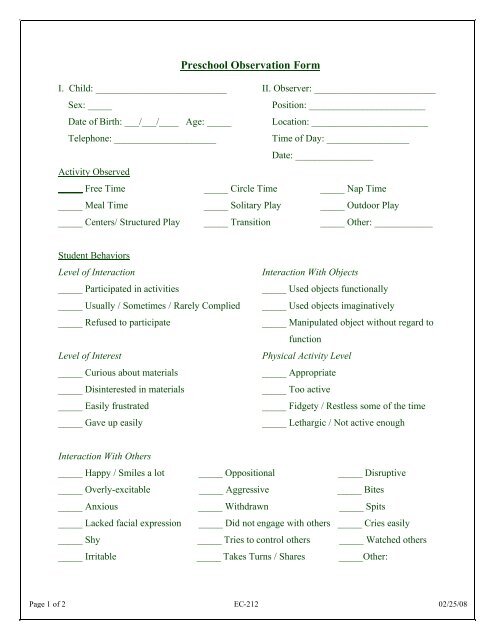 preschool-child-observation-form-template