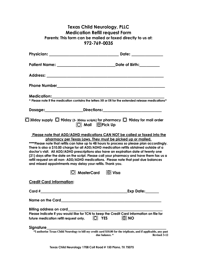 prescription-refill-request-form-template