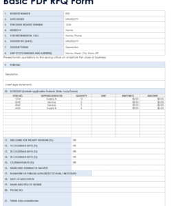 price-quote-request-form-template