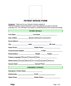 primary-care-patient-intake-form-template