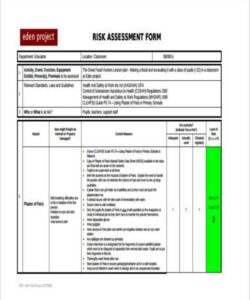 primary-school-risk-assessment-form-template