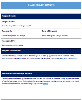 prince2-change-request-form-template