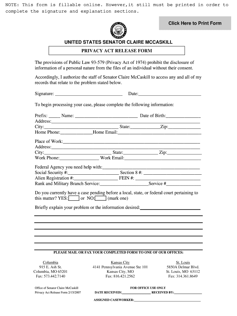 privacy-act-releasea-form-template