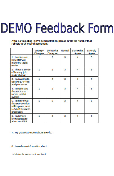 product-demo-feedback-form-template