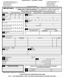 product-warranty-claim-form-template