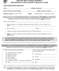 professional-development-request-form-template