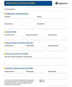professional-job-application-form-template