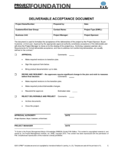project-deliverable-acceptance-form-template