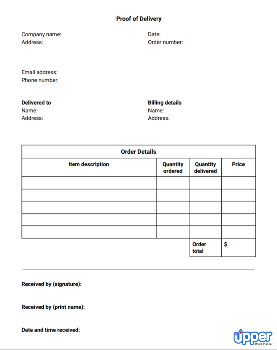 proof-of-delivery-form-template