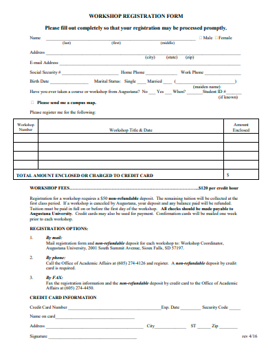 proof-of-workshop-enrollment-form-template