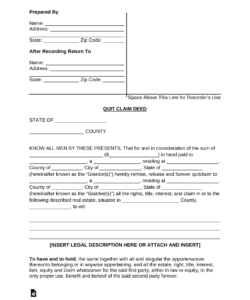 quit-claim-deed-form-template