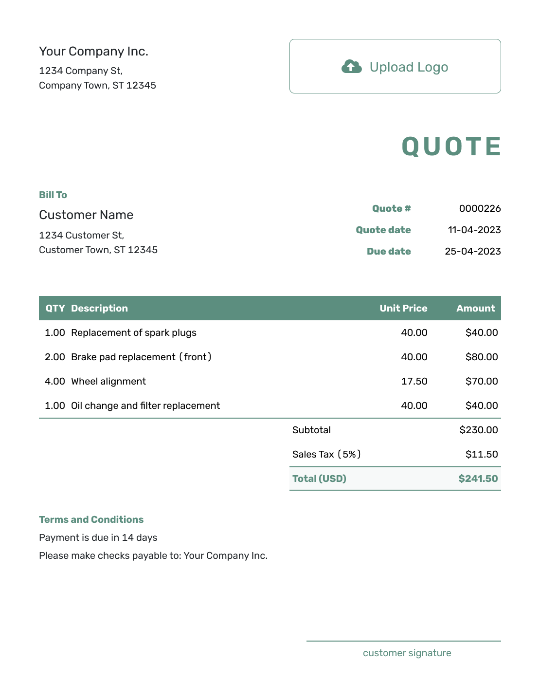 quote-follow-up-form-template