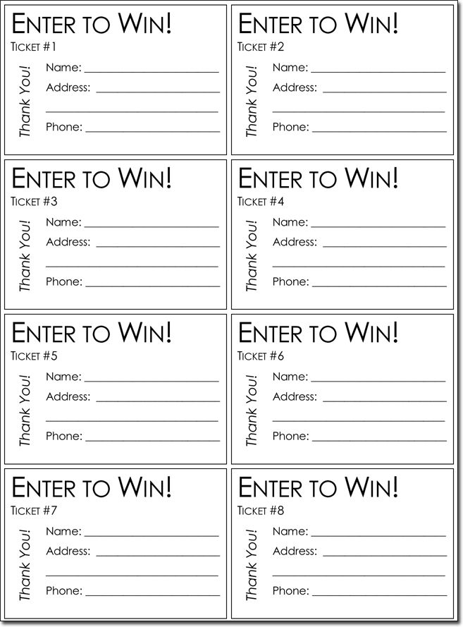 raffle-ticket-entry-form-template