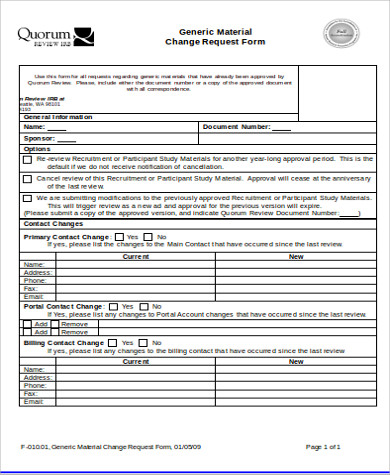 raw-material-change-form-template
