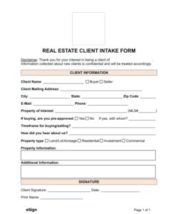 real-estate-intake-form-template