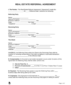 real-estate-referral-form-template