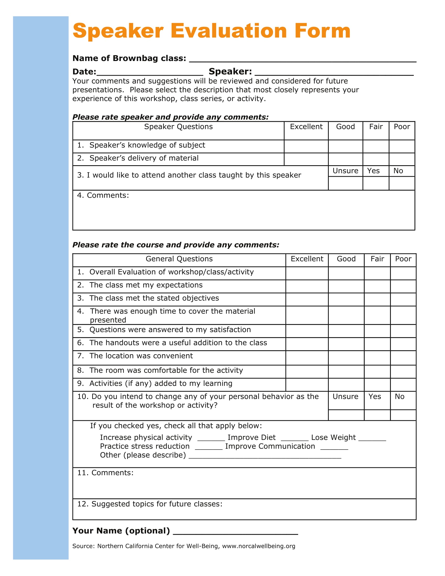 real-estate-speaker-evaluation-form-template