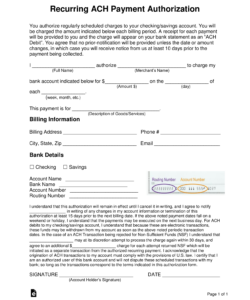 recurruing-ach-enrollment-form-template