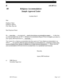 religious-accommodation-request-form-template