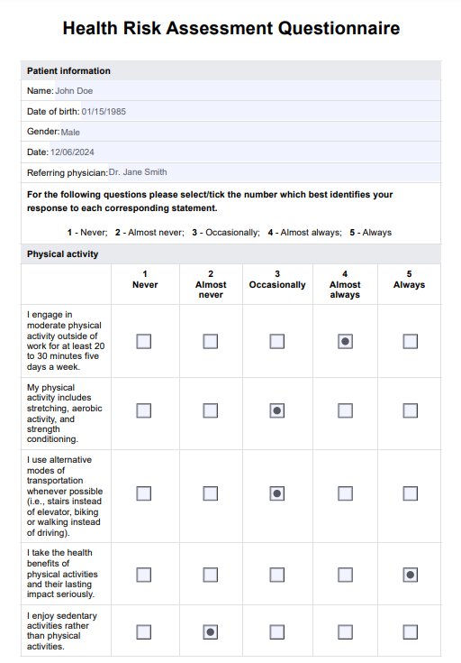 risk-assessment-questionnaire-form-template