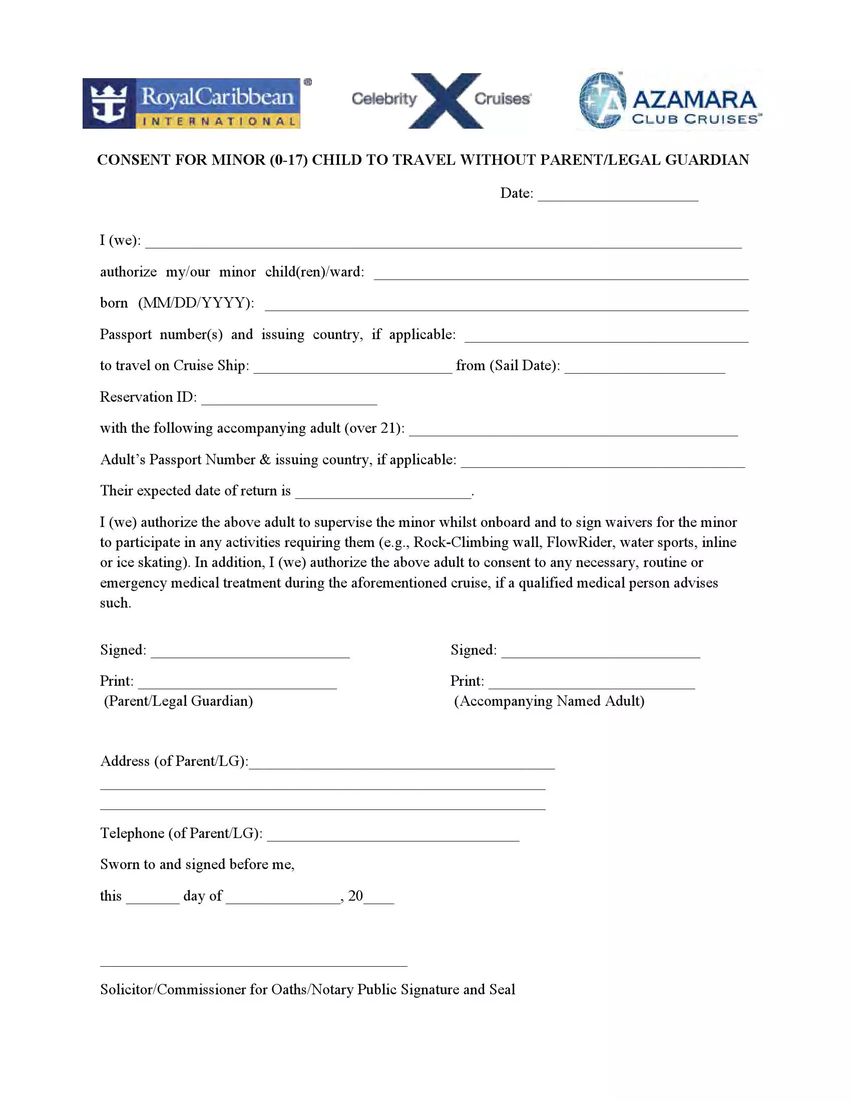 royal-caribbean-parental-consent-form-template