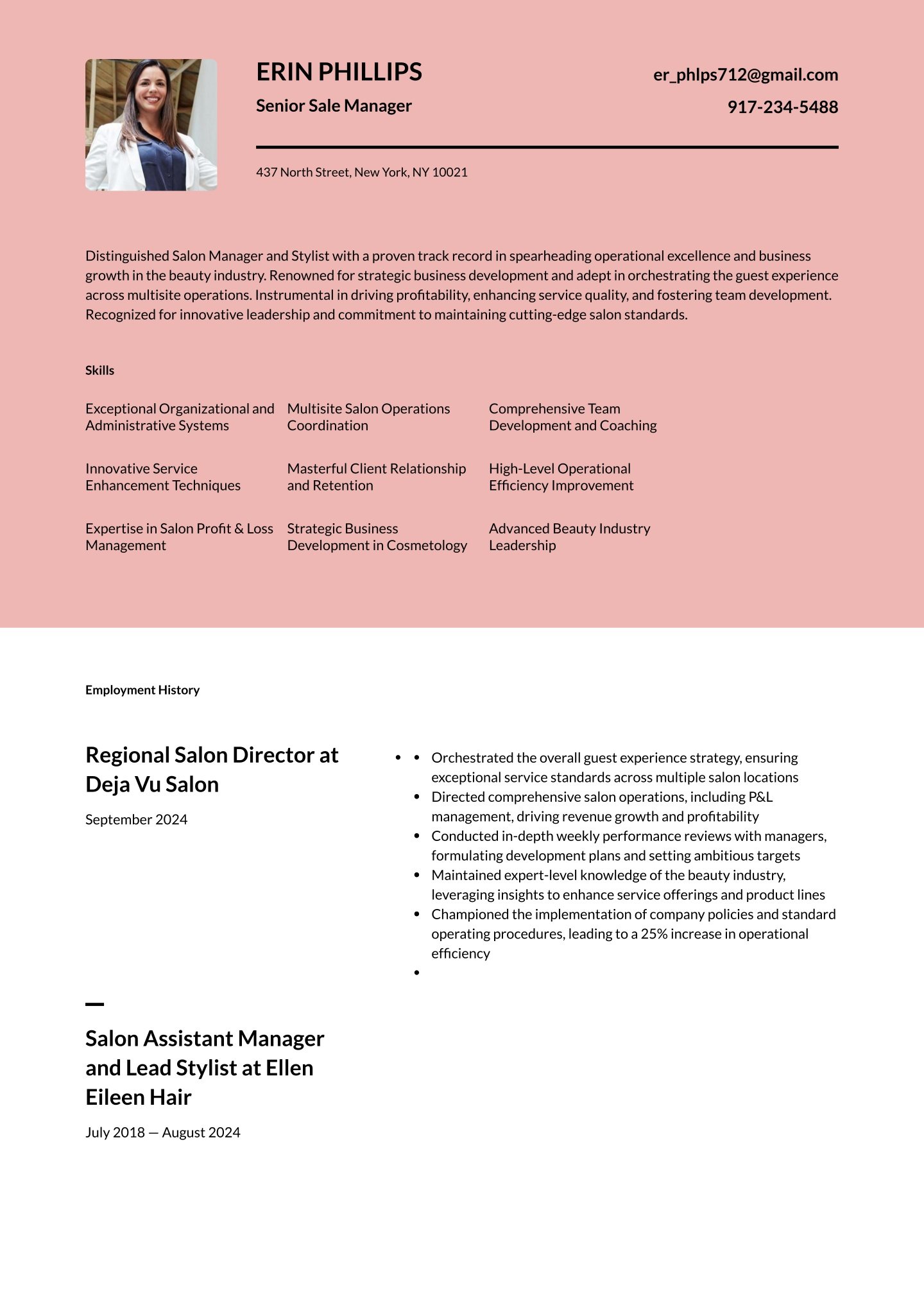 salon-manager-job-application-form-template