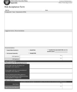 security-risk-acceptance-form-template
