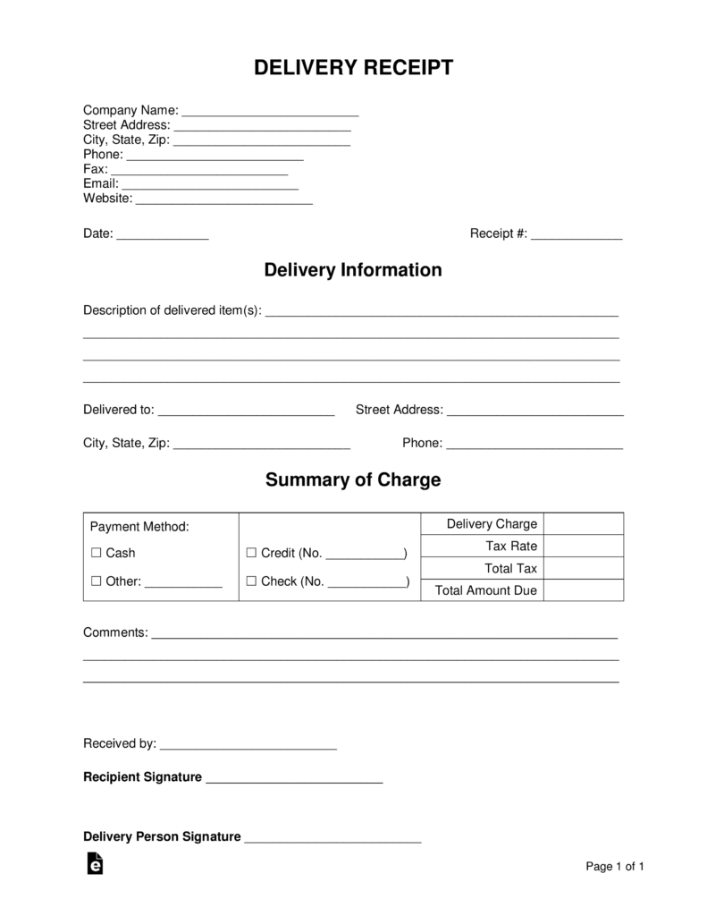 shipping-and-receiving-form-template