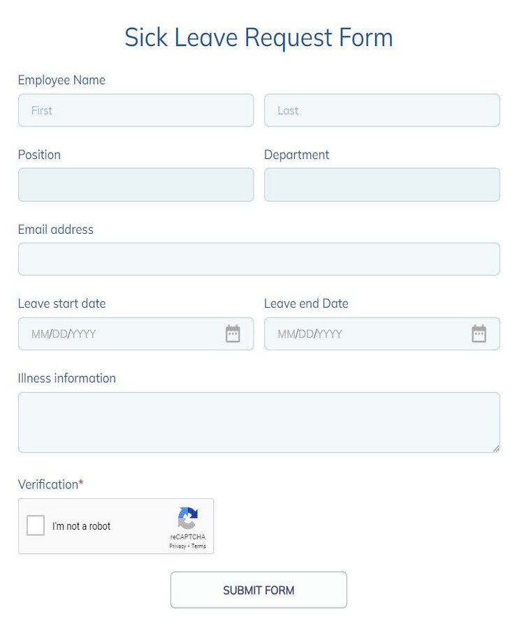 sick-day-request-form-template