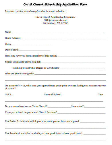 simple-church-scholarship-application-form-template